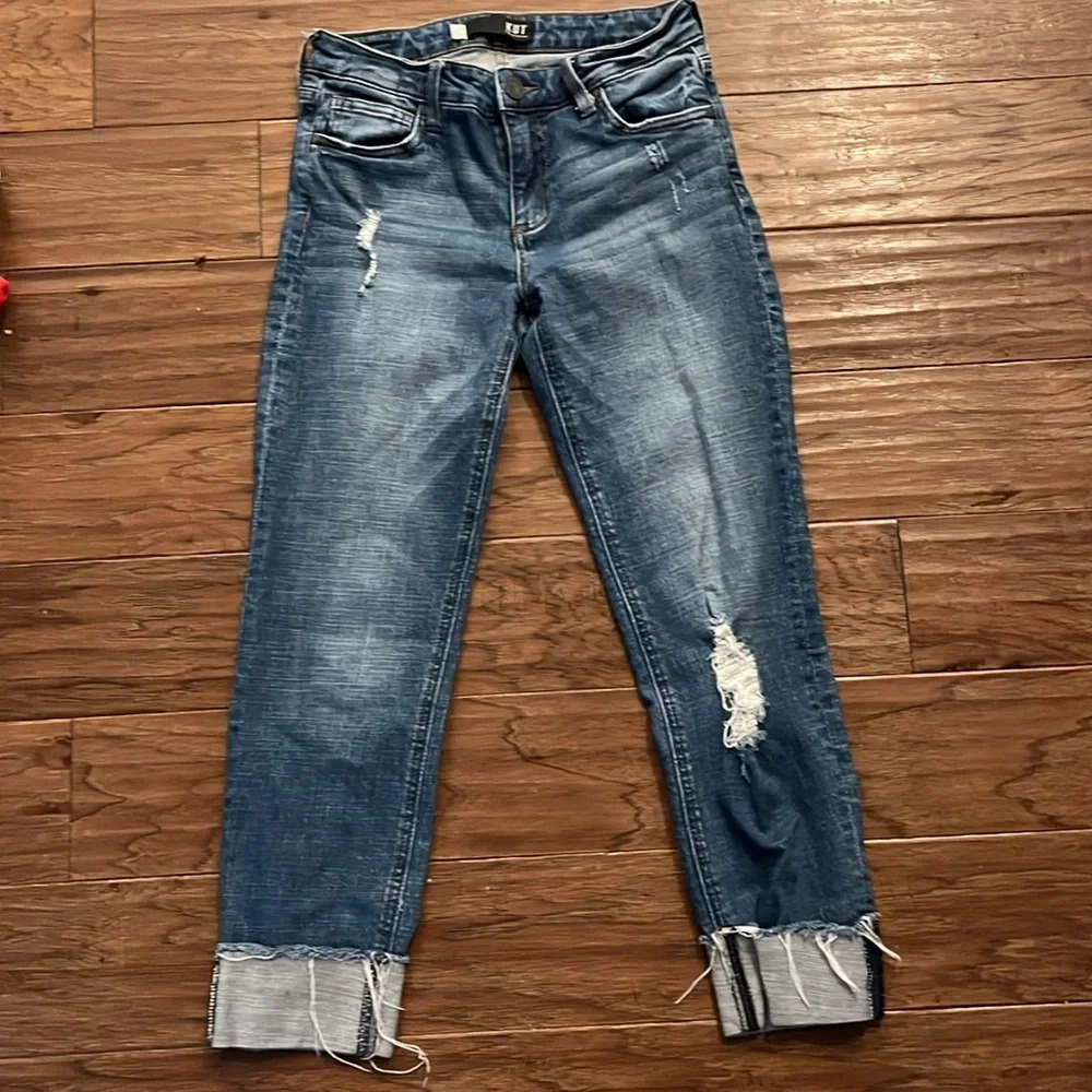 KUT From the Kloth Catherine Boyfriend Jeans Size 0